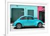 ¡Viva Mexico! Collection - The Turquoise Beetle Car-Philippe Hugonnard-Framed Photographic Print