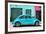 ¡Viva Mexico! Collection - The Turquoise Beetle Car-Philippe Hugonnard-Framed Photographic Print
