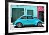 ¡Viva Mexico! Collection - The Turquoise Beetle Car-Philippe Hugonnard-Framed Photographic Print