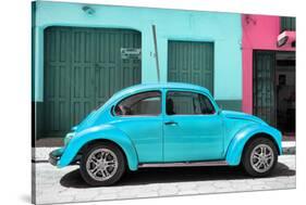 ¡Viva Mexico! Collection - The Turquoise Beetle Car-Philippe Hugonnard-Stretched Canvas