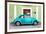 ?Viva Mexico! Collection - The Turquoise VW Beetle Car with Lime Green Street Wall-Philippe Hugonnard-Framed Photographic Print