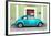 ?Viva Mexico! Collection - The Turquoise VW Beetle Car with Lime Green Street Wall-Philippe Hugonnard-Framed Photographic Print