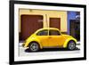 ¡Viva Mexico! Collection - The Yellow Beetle Car-Philippe Hugonnard-Framed Photographic Print