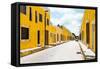 ¡Viva Mexico! Collection - The Yellow City III - Izamal-Philippe Hugonnard-Framed Stretched Canvas