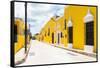 ¡Viva Mexico! Collection - The Yellow City - Izamal-Philippe Hugonnard-Framed Stretched Canvas