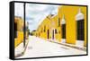 ¡Viva Mexico! Collection - The Yellow City - Izamal-Philippe Hugonnard-Framed Stretched Canvas