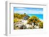 ¡Viva Mexico! Collection - Tulum Ruins along Caribbean Coastline I-Philippe Hugonnard-Framed Photographic Print