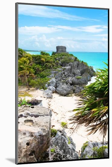 ¡Viva Mexico! Collection - Tulum Ruins along Caribbean Coastline II-Philippe Hugonnard-Mounted Photographic Print