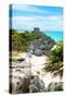 ¡Viva Mexico! Collection - Tulum Ruins along Caribbean Coastline II-Philippe Hugonnard-Stretched Canvas