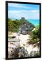 ¡Viva Mexico! Collection - Tulum Ruins along Caribbean Coastline II-Philippe Hugonnard-Framed Photographic Print