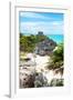 ¡Viva Mexico! Collection - Tulum Ruins along Caribbean Coastline II-Philippe Hugonnard-Framed Photographic Print