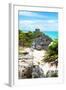 ¡Viva Mexico! Collection - Tulum Ruins along Caribbean Coastline II-Philippe Hugonnard-Framed Photographic Print