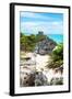 ¡Viva Mexico! Collection - Tulum Ruins along Caribbean Coastline II-Philippe Hugonnard-Framed Photographic Print