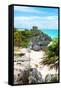 ¡Viva Mexico! Collection - Tulum Ruins along Caribbean Coastline II-Philippe Hugonnard-Framed Stretched Canvas