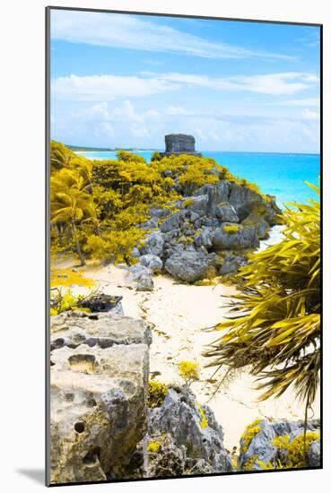 ¡Viva Mexico! Collection - Tulum Ruins along Caribbean Coastline III-Philippe Hugonnard-Mounted Photographic Print