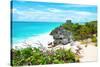 ¡Viva Mexico! Collection - Tulum Ruins along Caribbean Coastline IV-Philippe Hugonnard-Stretched Canvas