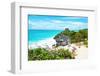 ¡Viva Mexico! Collection - Tulum Ruins along Caribbean Coastline IV-Philippe Hugonnard-Framed Premium Photographic Print