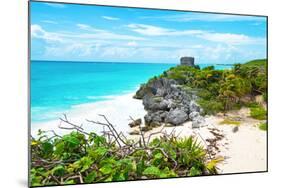 ¡Viva Mexico! Collection - Tulum Ruins along Caribbean Coastline IV-Philippe Hugonnard-Mounted Photographic Print