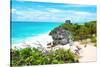 ¡Viva Mexico! Collection - Tulum Ruins along Caribbean Coastline IV-Philippe Hugonnard-Stretched Canvas