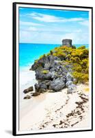 ¡Viva Mexico! Collection - Tulum Ruins along Caribbean Coastline IX-Philippe Hugonnard-Framed Premium Photographic Print