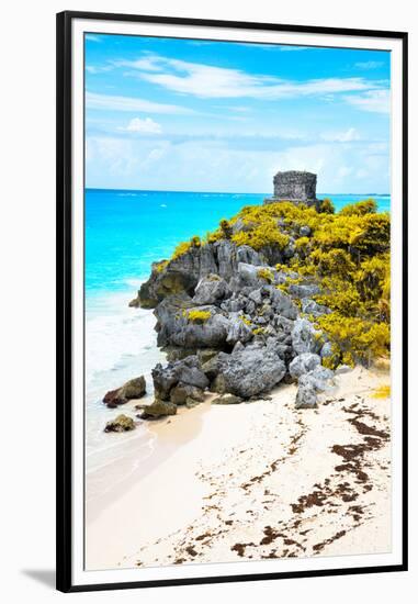 ¡Viva Mexico! Collection - Tulum Ruins along Caribbean Coastline IX-Philippe Hugonnard-Framed Premium Photographic Print