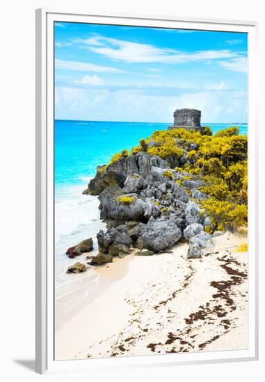 ¡Viva Mexico! Collection - Tulum Ruins along Caribbean Coastline IX-Philippe Hugonnard-Framed Premium Photographic Print