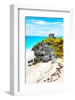 ¡Viva Mexico! Collection - Tulum Ruins along Caribbean Coastline IX-Philippe Hugonnard-Framed Photographic Print