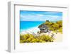 ¡Viva Mexico! Collection - Tulum Ruins along Caribbean Coastline V-Philippe Hugonnard-Framed Photographic Print