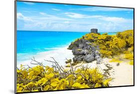 ¡Viva Mexico! Collection - Tulum Ruins along Caribbean Coastline V-Philippe Hugonnard-Mounted Photographic Print