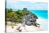 ¡Viva Mexico! Collection - Tulum Ruins along Caribbean Coastline VI-Philippe Hugonnard-Stretched Canvas