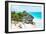 ¡Viva Mexico! Collection - Tulum Ruins along Caribbean Coastline VI-Philippe Hugonnard-Framed Photographic Print