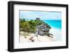 ¡Viva Mexico! Collection - Tulum Ruins along Caribbean Coastline VI-Philippe Hugonnard-Framed Photographic Print