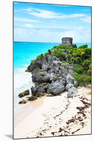 ¡Viva Mexico! Collection - Tulum Ruins along Caribbean Coastline VIII-Philippe Hugonnard-Mounted Premium Photographic Print