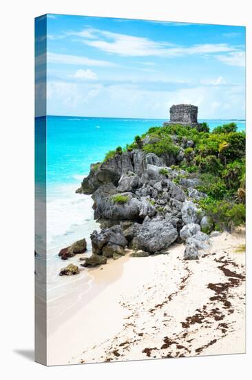 ¡Viva Mexico! Collection - Tulum Ruins along Caribbean Coastline VIII-Philippe Hugonnard-Stretched Canvas