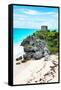 ¡Viva Mexico! Collection - Tulum Ruins along Caribbean Coastline VIII-Philippe Hugonnard-Framed Stretched Canvas