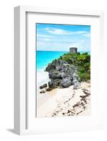 ¡Viva Mexico! Collection - Tulum Ruins along Caribbean Coastline VIII-Philippe Hugonnard-Framed Photographic Print