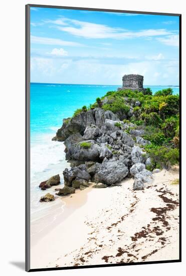 ¡Viva Mexico! Collection - Tulum Ruins along Caribbean Coastline VIII-Philippe Hugonnard-Mounted Photographic Print