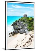 ¡Viva Mexico! Collection - Tulum Ruins along Caribbean Coastline VIII-Philippe Hugonnard-Framed Premium Photographic Print
