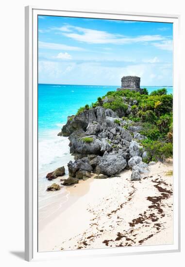 ¡Viva Mexico! Collection - Tulum Ruins along Caribbean Coastline VIII-Philippe Hugonnard-Framed Premium Photographic Print