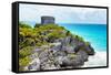 ¡Viva Mexico! Collection - Tulum Ruins along Caribbean Coastline - Yucatan-Philippe Hugonnard-Framed Stretched Canvas