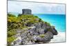 ¡Viva Mexico! Collection - Tulum Ruins along Caribbean Coastline - Yucatan-Philippe Hugonnard-Mounted Photographic Print