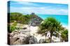 ¡Viva Mexico! Collection - Tulum Ruins along Caribbean Coastline-Philippe Hugonnard-Stretched Canvas
