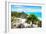 ¡Viva Mexico! Collection - Tulum Ruins along Caribbean Coastline-Philippe Hugonnard-Framed Photographic Print