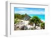 ¡Viva Mexico! Collection - Tulum Ruins along Caribbean Coastline-Philippe Hugonnard-Framed Photographic Print