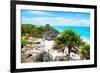 ¡Viva Mexico! Collection - Tulum Ruins along Caribbean Coastline-Philippe Hugonnard-Framed Photographic Print