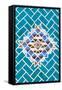 ¡Viva Mexico! Collection - Turquoise Mosaics-Philippe Hugonnard-Framed Stretched Canvas