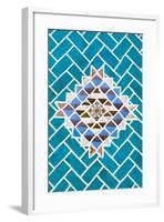 ¡Viva Mexico! Collection - Turquoise Mosaics-Philippe Hugonnard-Framed Photographic Print