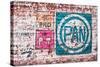 ¡Viva Mexico! Collection - Turquoise PAN Street Art-Philippe Hugonnard-Stretched Canvas