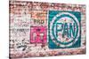 ¡Viva Mexico! Collection - Turquoise PAN Street Art-Philippe Hugonnard-Stretched Canvas