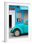 ¡Viva Mexico! Collection - Turquoise VW Beetle Car-Philippe Hugonnard-Framed Photographic Print